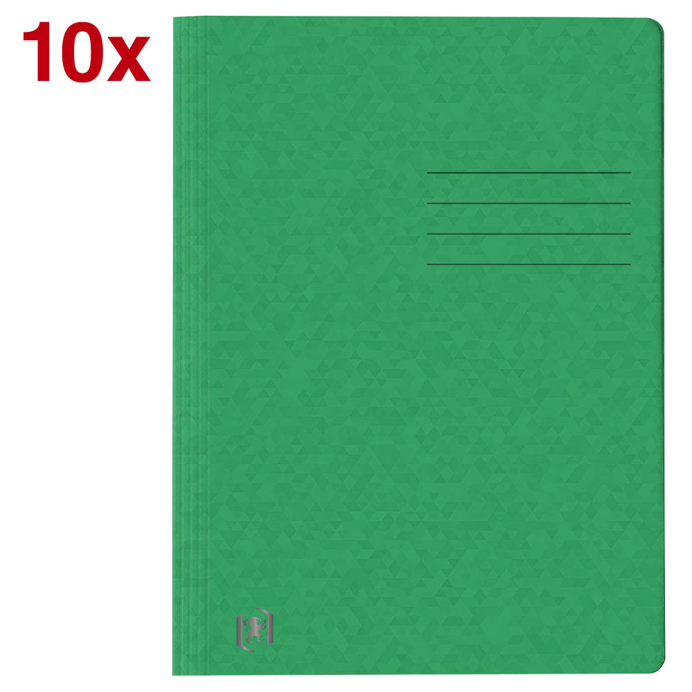 AKTION: 10 OXFORD Schnellhefter TOP FILE+ Karton grün DIN A4 | office ...