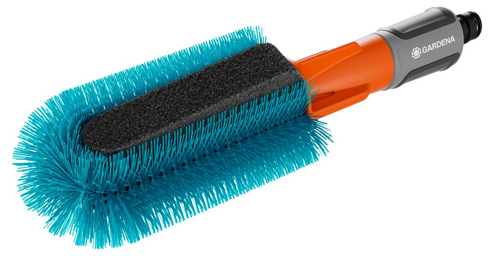 GARDENA Waschbürste für Gartenschlauch Cleansystem Fahrradbürste
